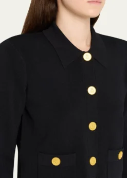 L'AgenceOsiris Collared Cardigan