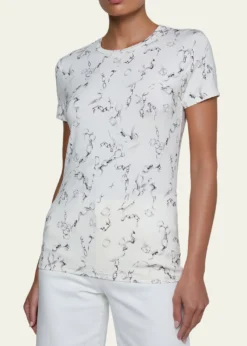 L'AgenceRessi Short-Sleeve Chain Tee