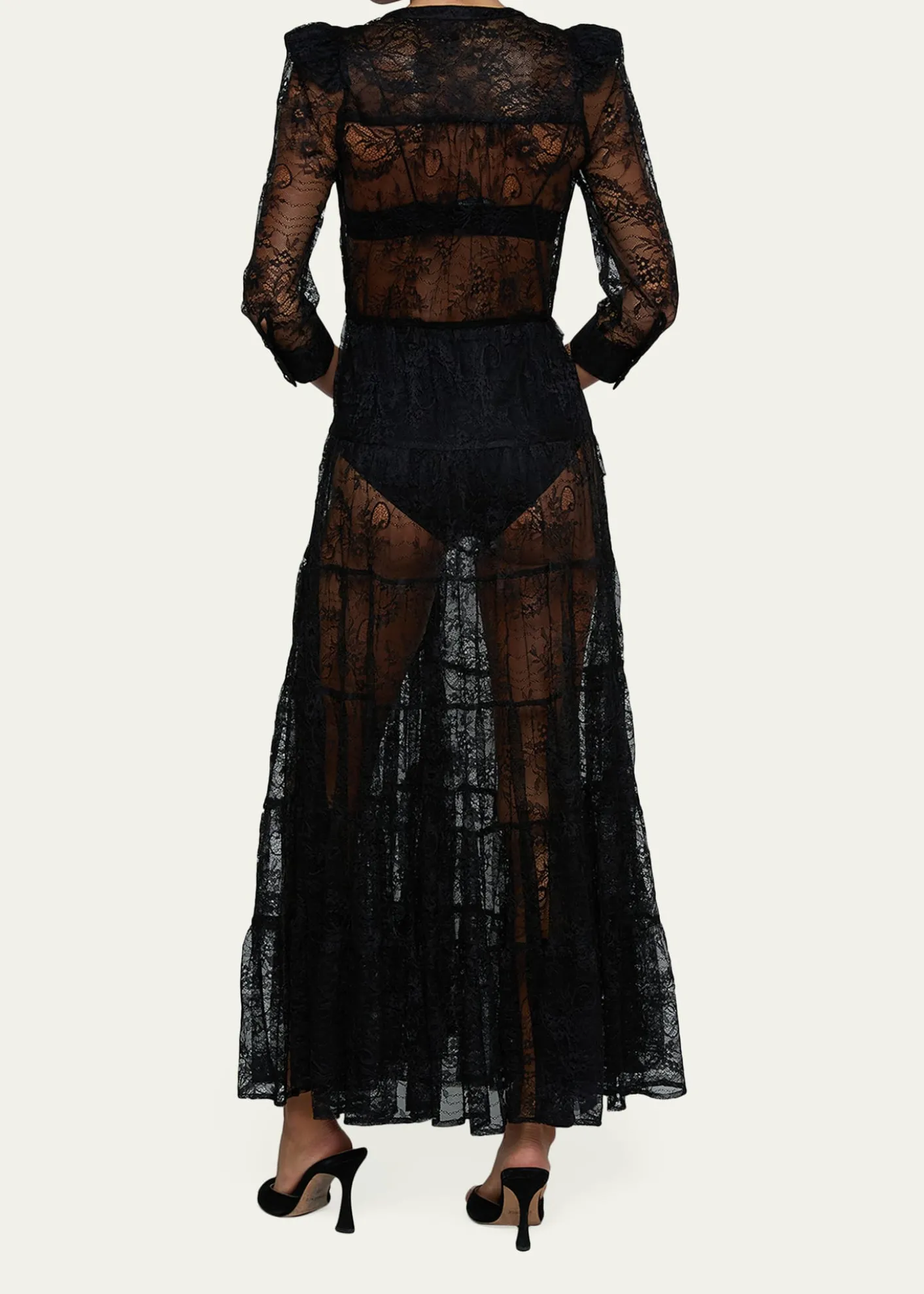 L'AgenceSeraoguba Kace Tiered Maxi Dress