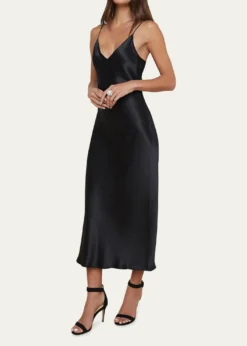 L'AgenceSeridie Mid-Length Silk Slip Dress