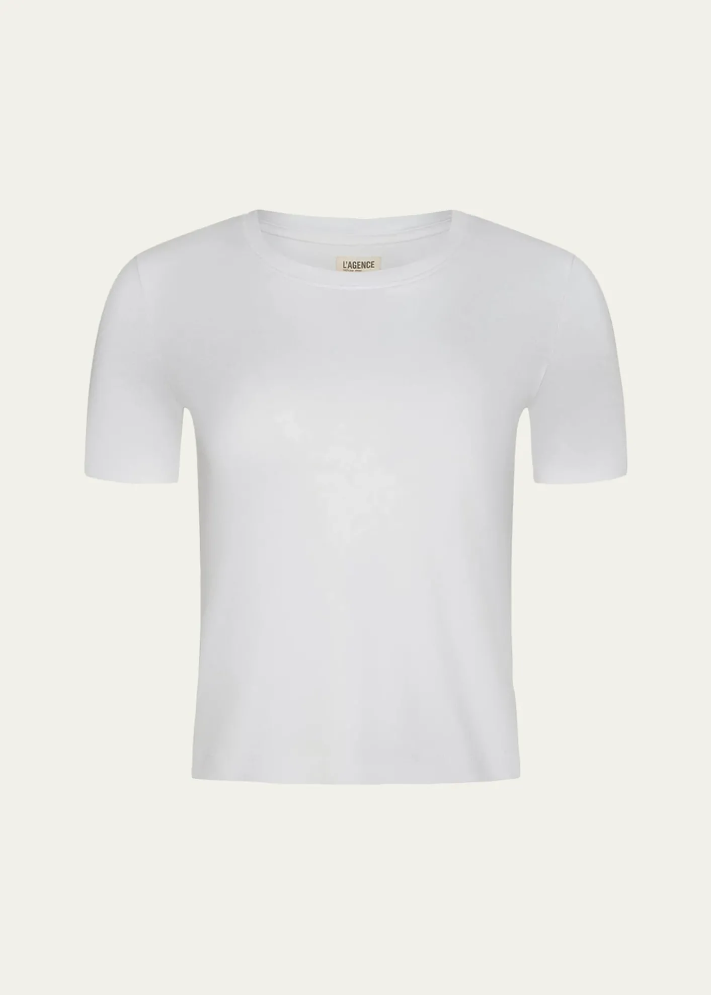 L'AgenceStormy Short-Sleeve Crop Tee
