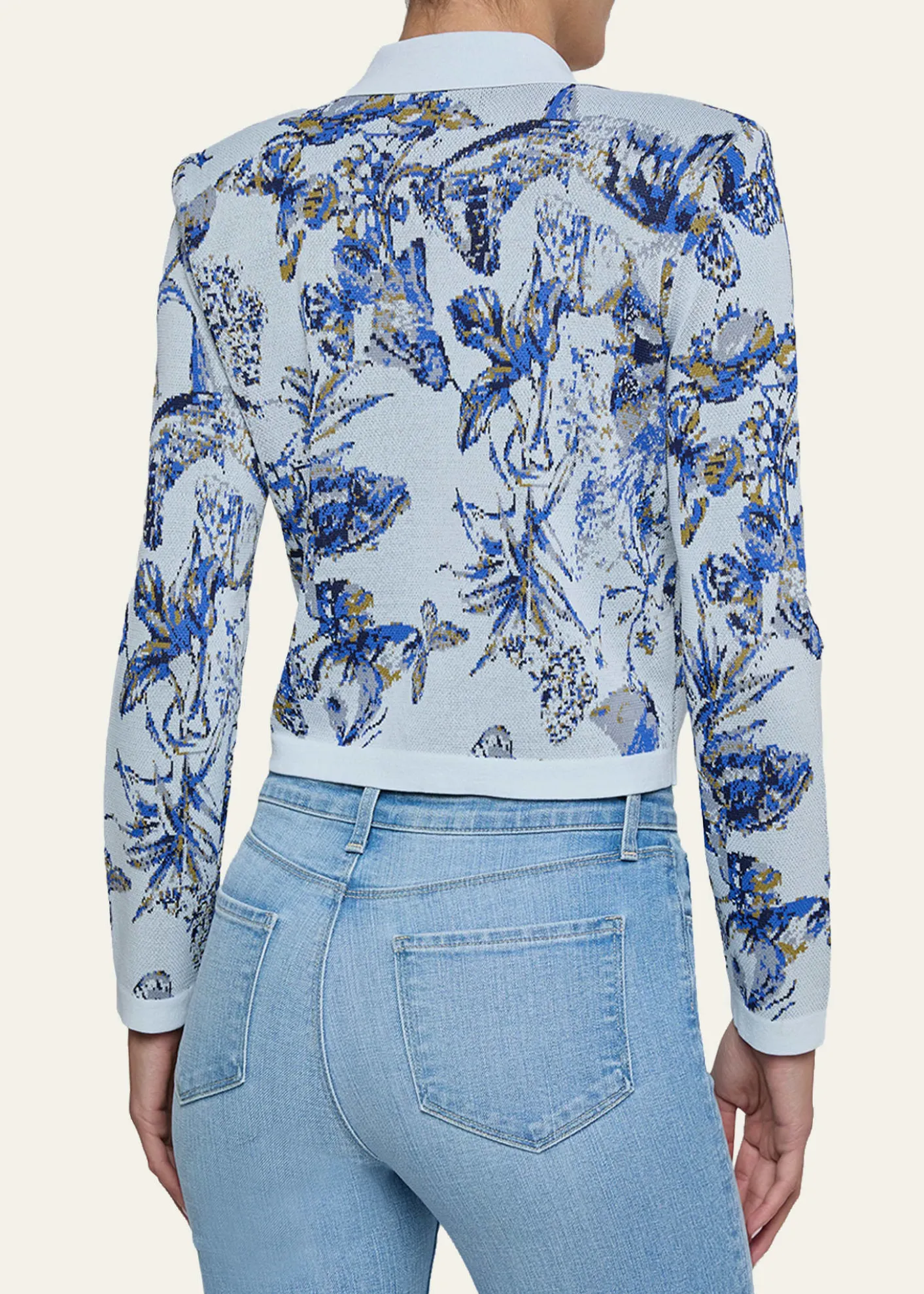 L'AgenceWestern Toile Osiris Jacquard Cardigan