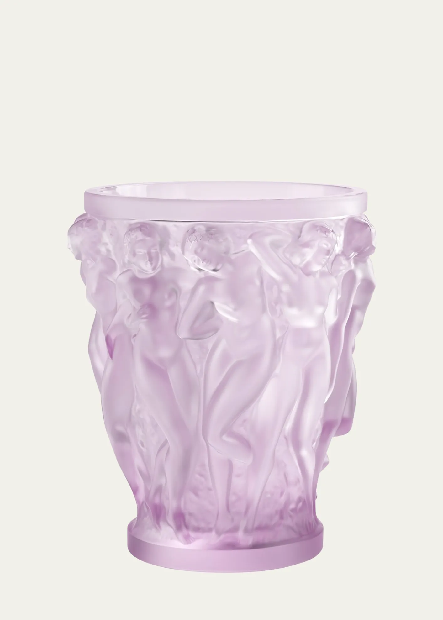 LaliqueBacchantes Pink Luster Vase