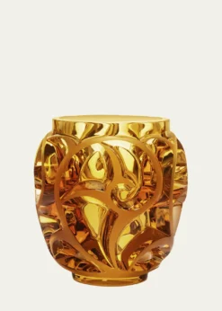 LaliqueTourbillons Amber Vase