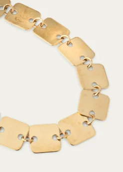 Lana14K Gold Laser Square Chain Bracelet