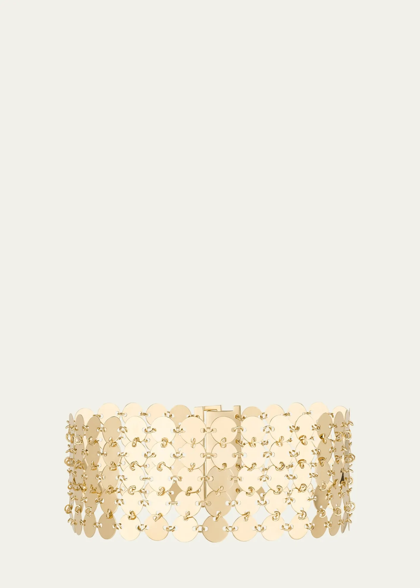 Lana14K Yellow Gold Laser Mega Chainmail 5-Row Bracelet
