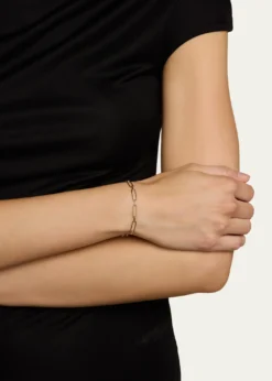 Lana14K Yellow Gold Paperclip Chain Bracelet