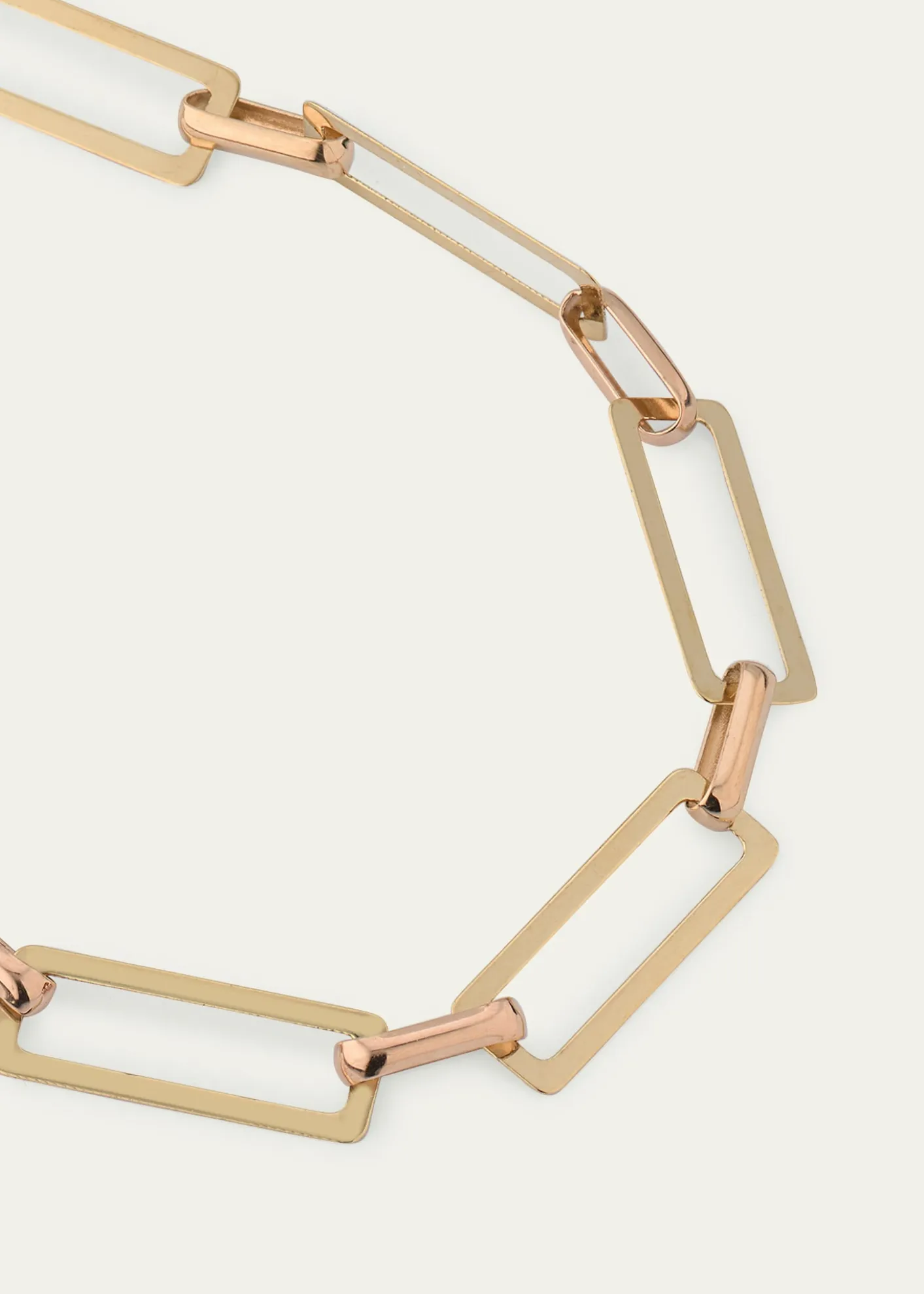 Lana14K Yellow Gold Paperclip Chain Bracelet