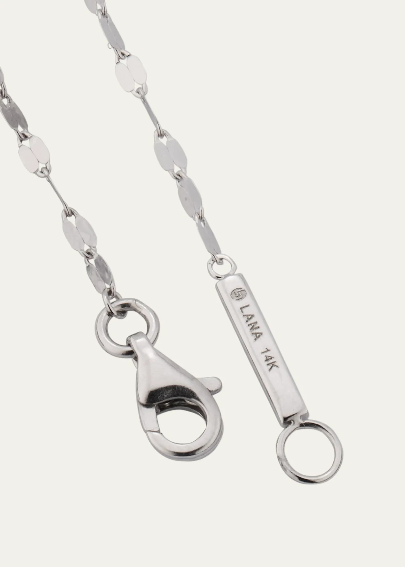 Lana14K Gold Baguette Everyday Cross Pendant Necklace with Jump Ring, 16-18"L