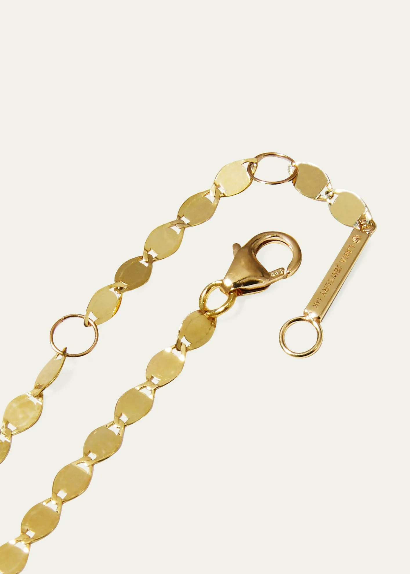 Lana14K Gold Bond Nude Chain Choker Necklace