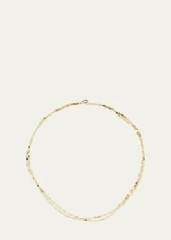 Lana14K Gold Double Strand Petite Nude Choker