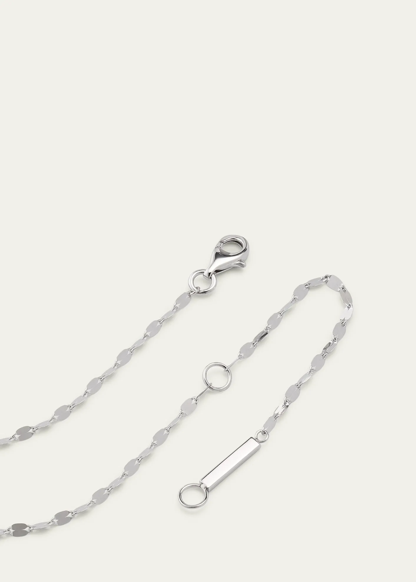 Lana14K Gold Femme Fatale Crossary Necklace with Diamonds