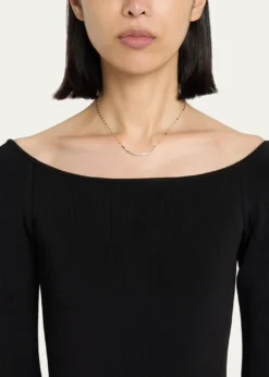 Lana14K Gold Flawless Graduating Diamond Tennis Necklace