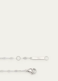 Lana14K Gold Flawless Mini Diamond Bar Pendant Necklace