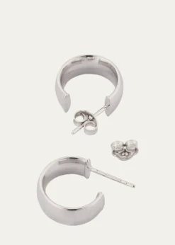 Lana14K Gold Hollow Huggie Earrings