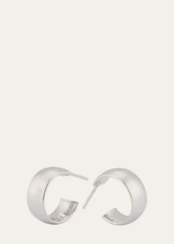 Lana14K Gold Hollow Huggie Earrings