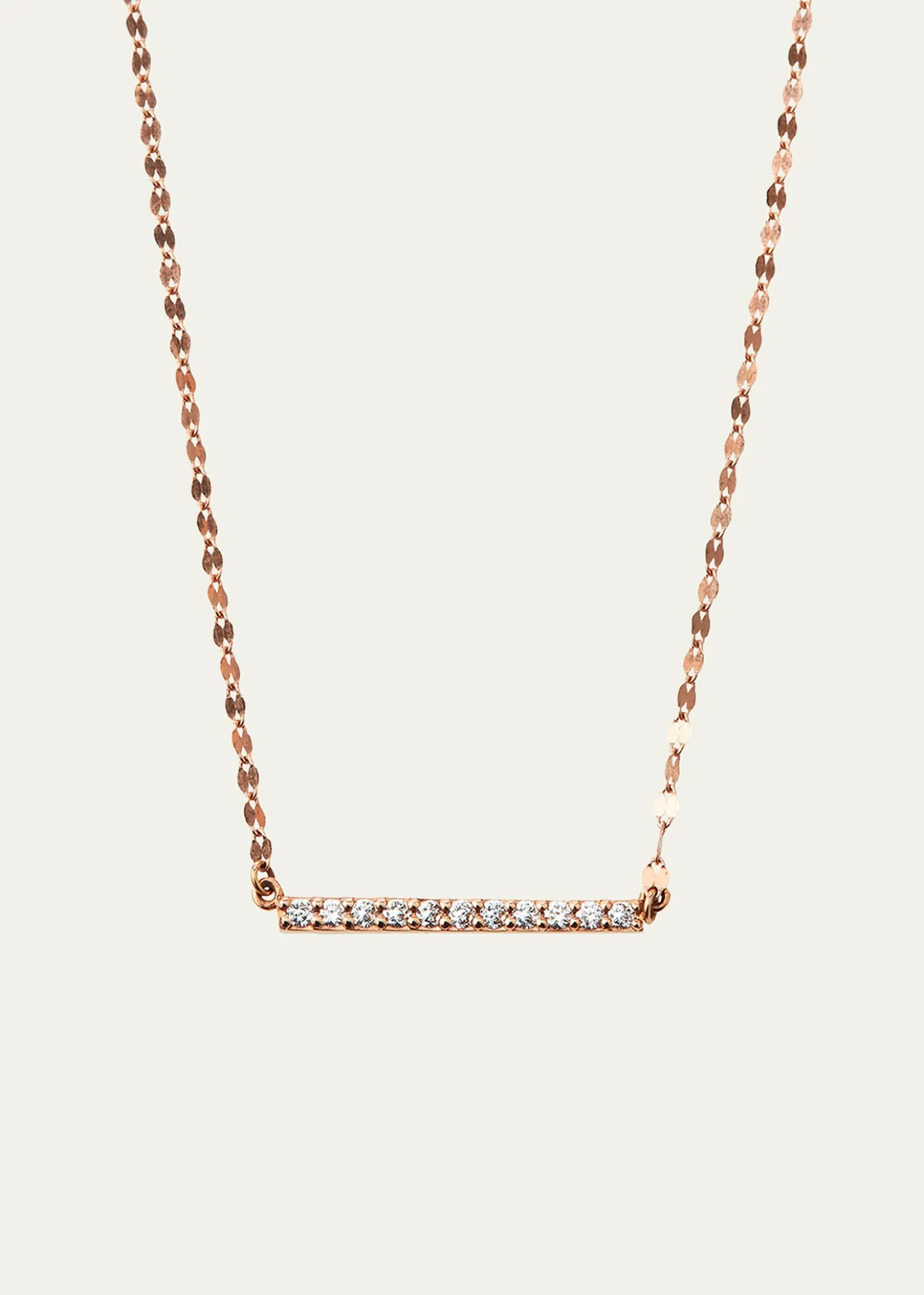 Lana14K Gold Mirage Blake Diamond Bar Necklace