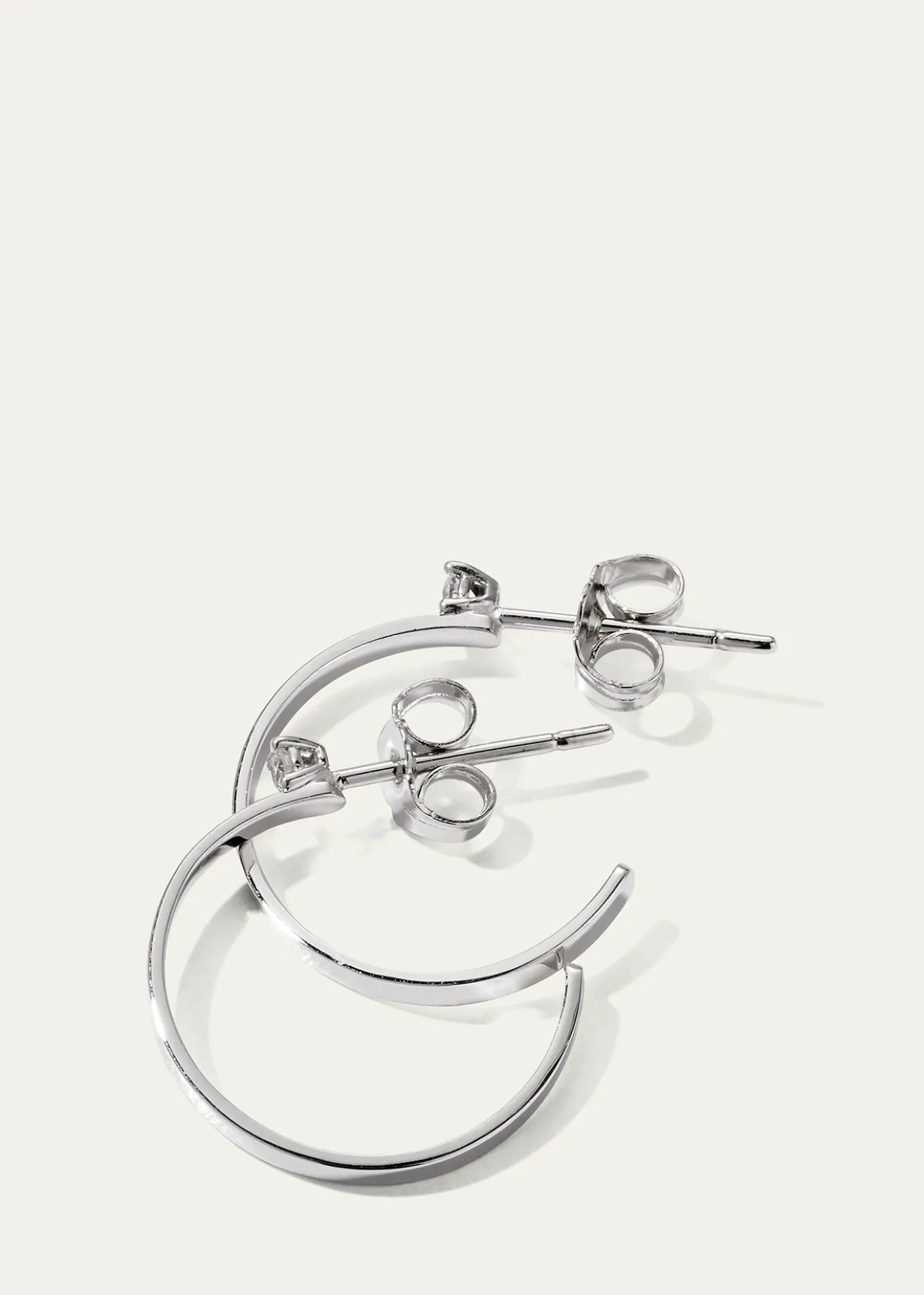 Lana14K Gold Solo Diamond Hoop Earrings