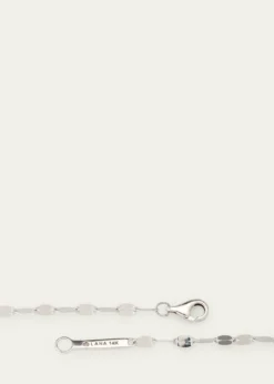 Lana14K White Gold Multi Fancies Diamond Cross Pendant Necklace