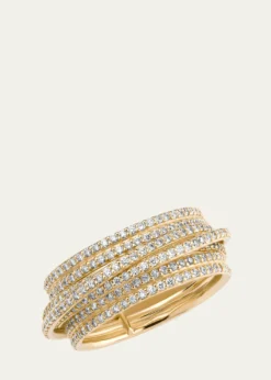 Lana14K Yellow Gold Flawless Kinetic Diamond Ring