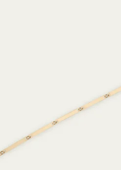 Lana14K Yellow Gold Laser Rectangle Chain Necklace, 18"