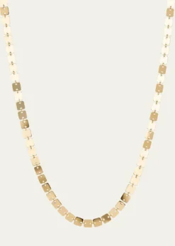 Lana14K Yellow Gold Laser Square Chain Necklace