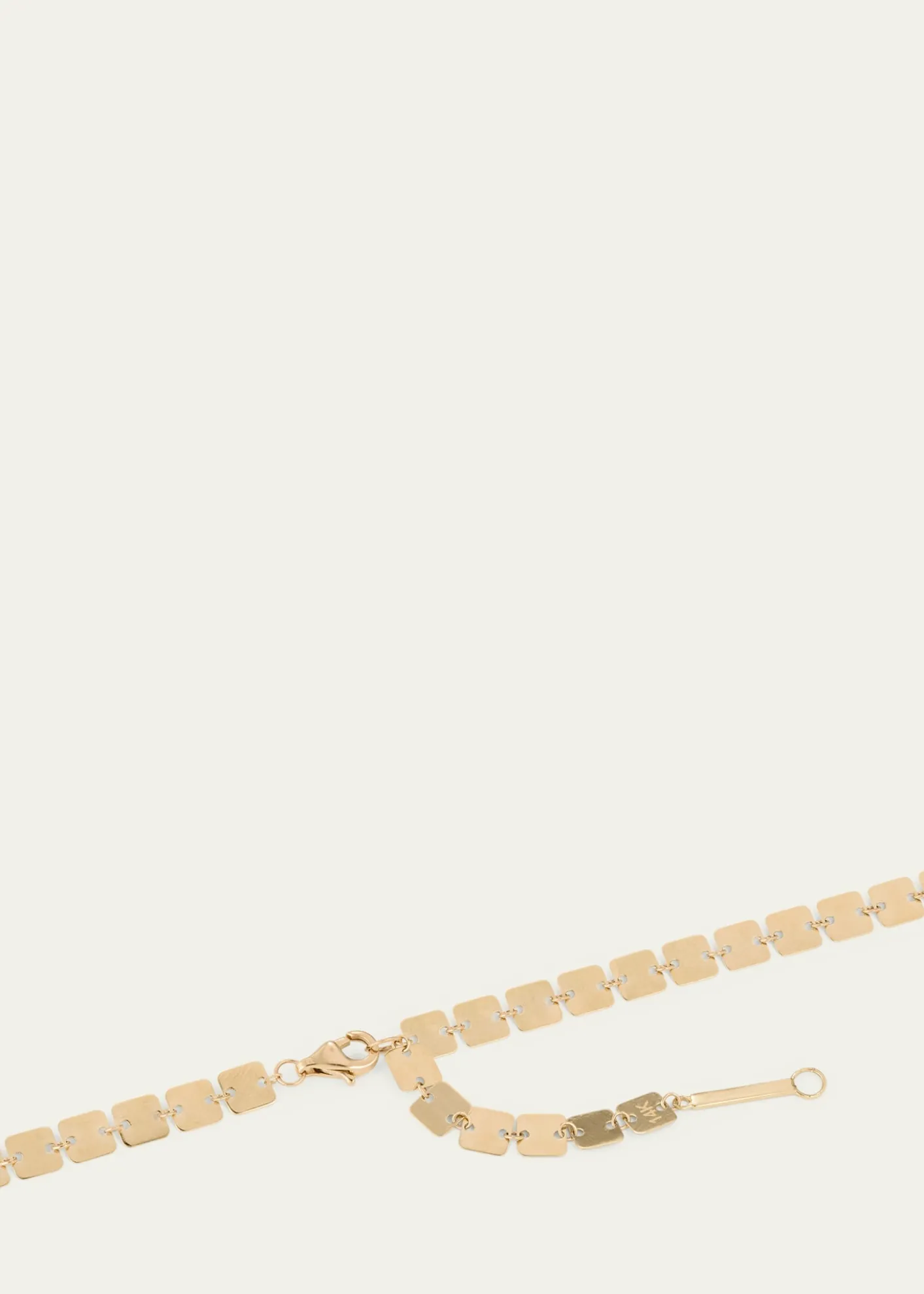 Lana14K Yellow Gold Laser Square Chain Necklace, 18"L