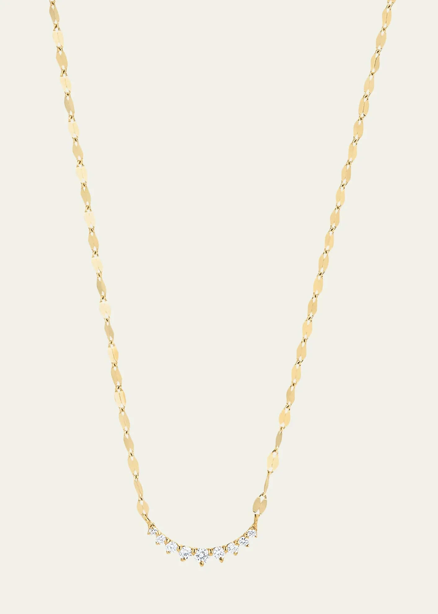LanaMini Curved Diamond Necklace