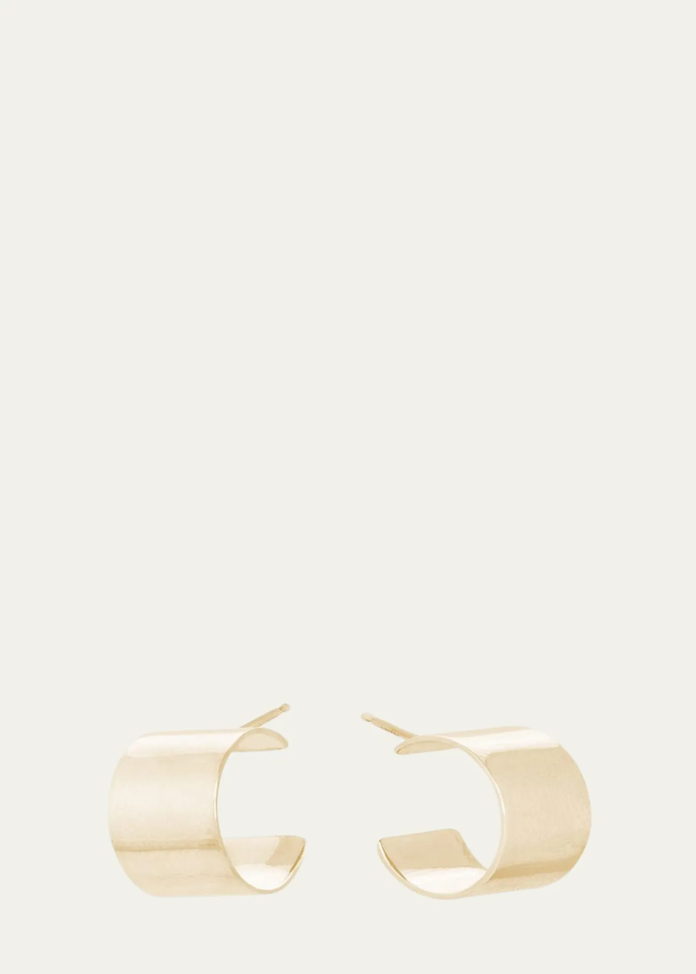 Lana13mm 14K Gold Vanity Hoops