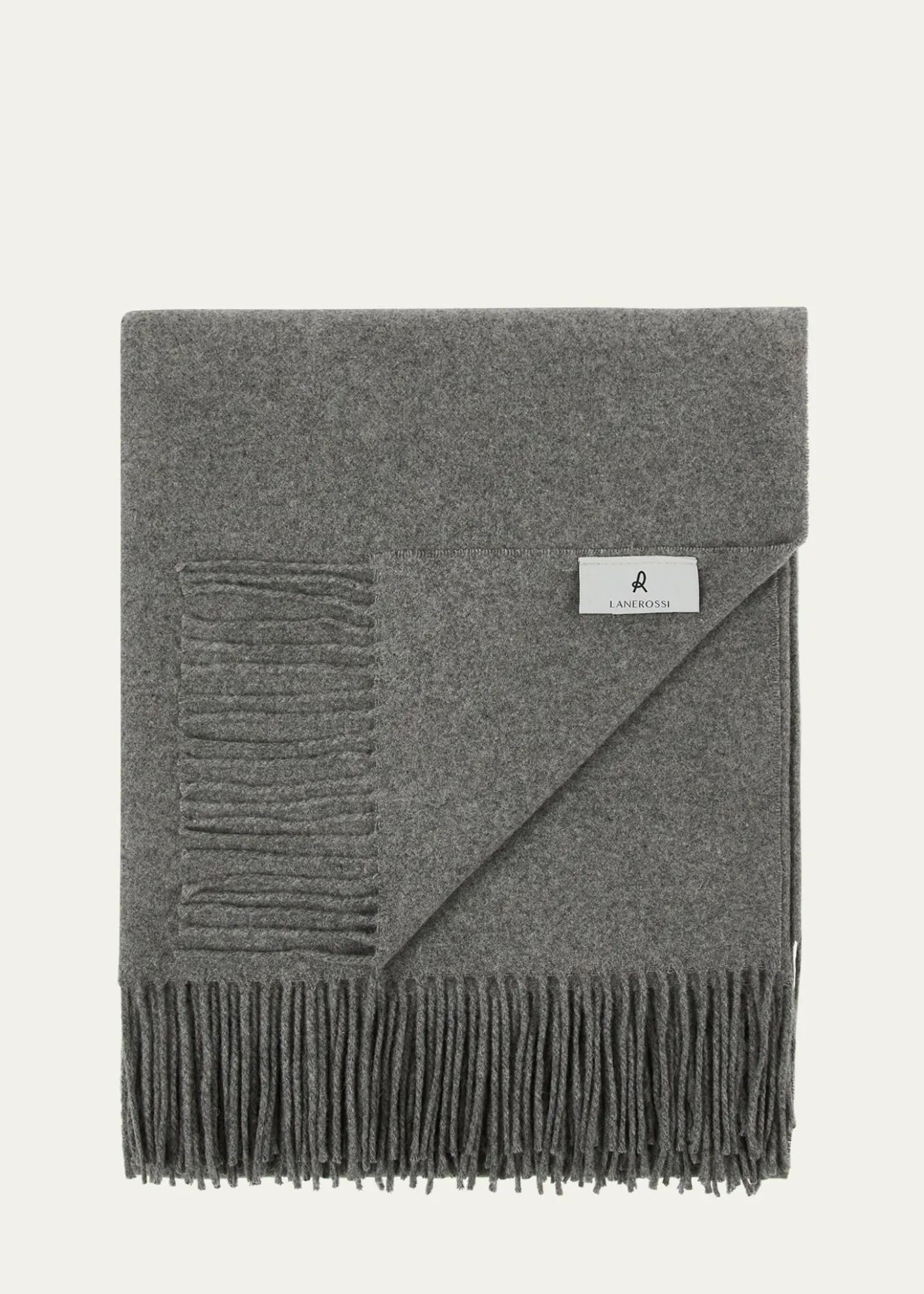 LANEROSSIEverest Color Reversible Cashmere Throw, 51" x 70"