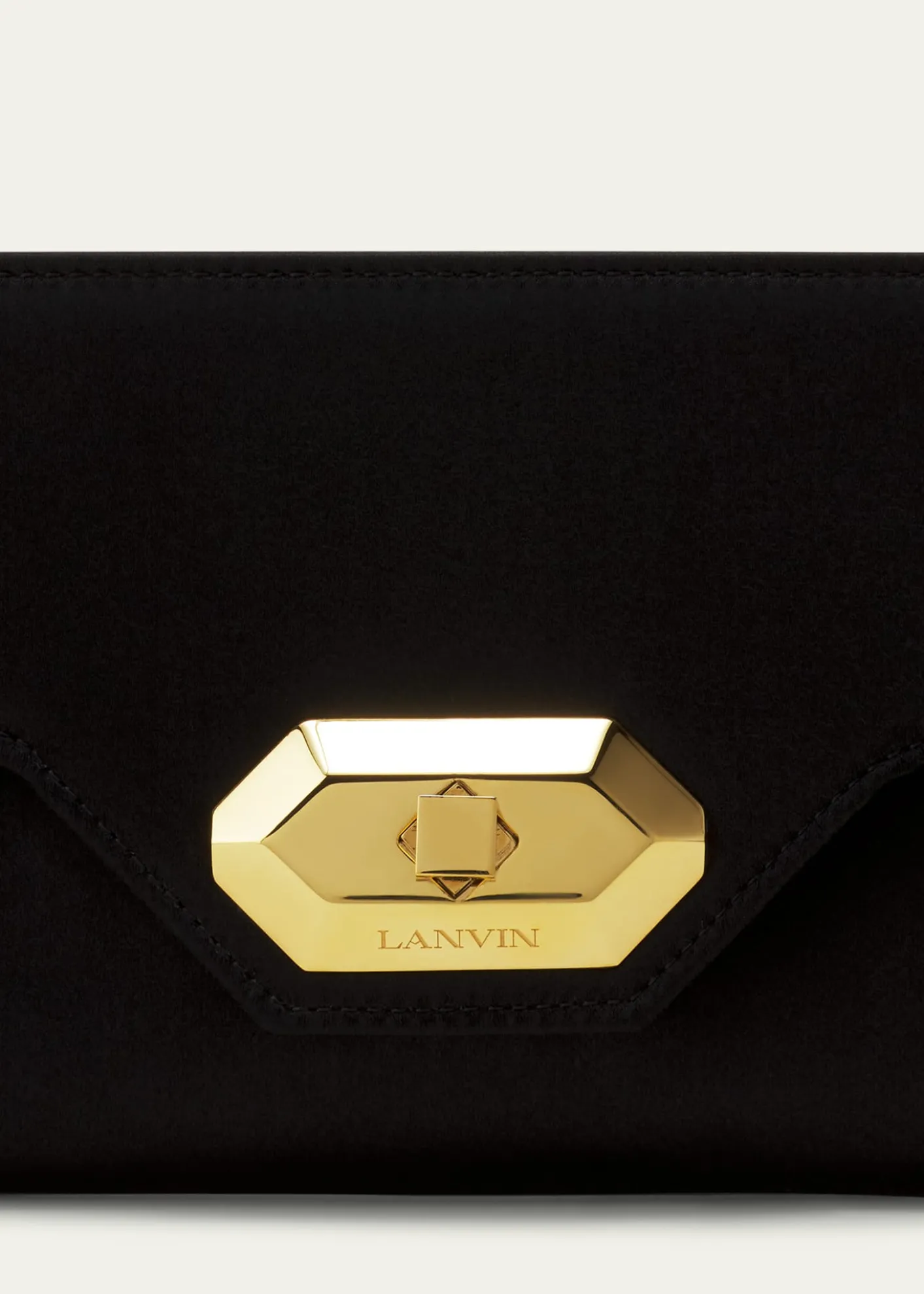 LanvinSilk Flap Evening Clutch