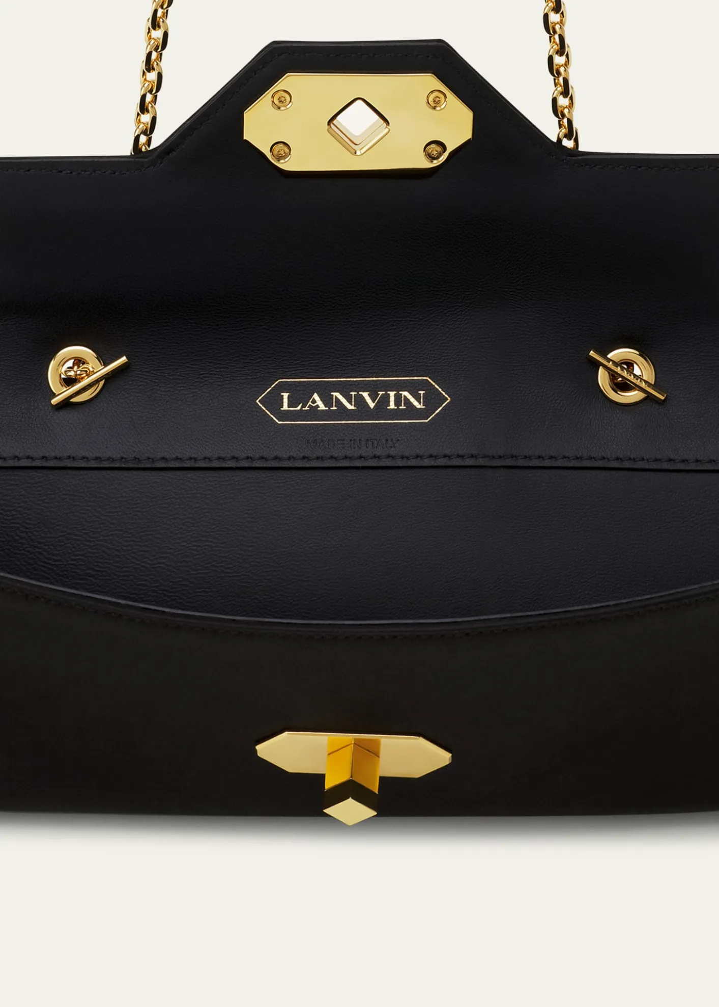 LanvinSilk Flap Evening Clutch