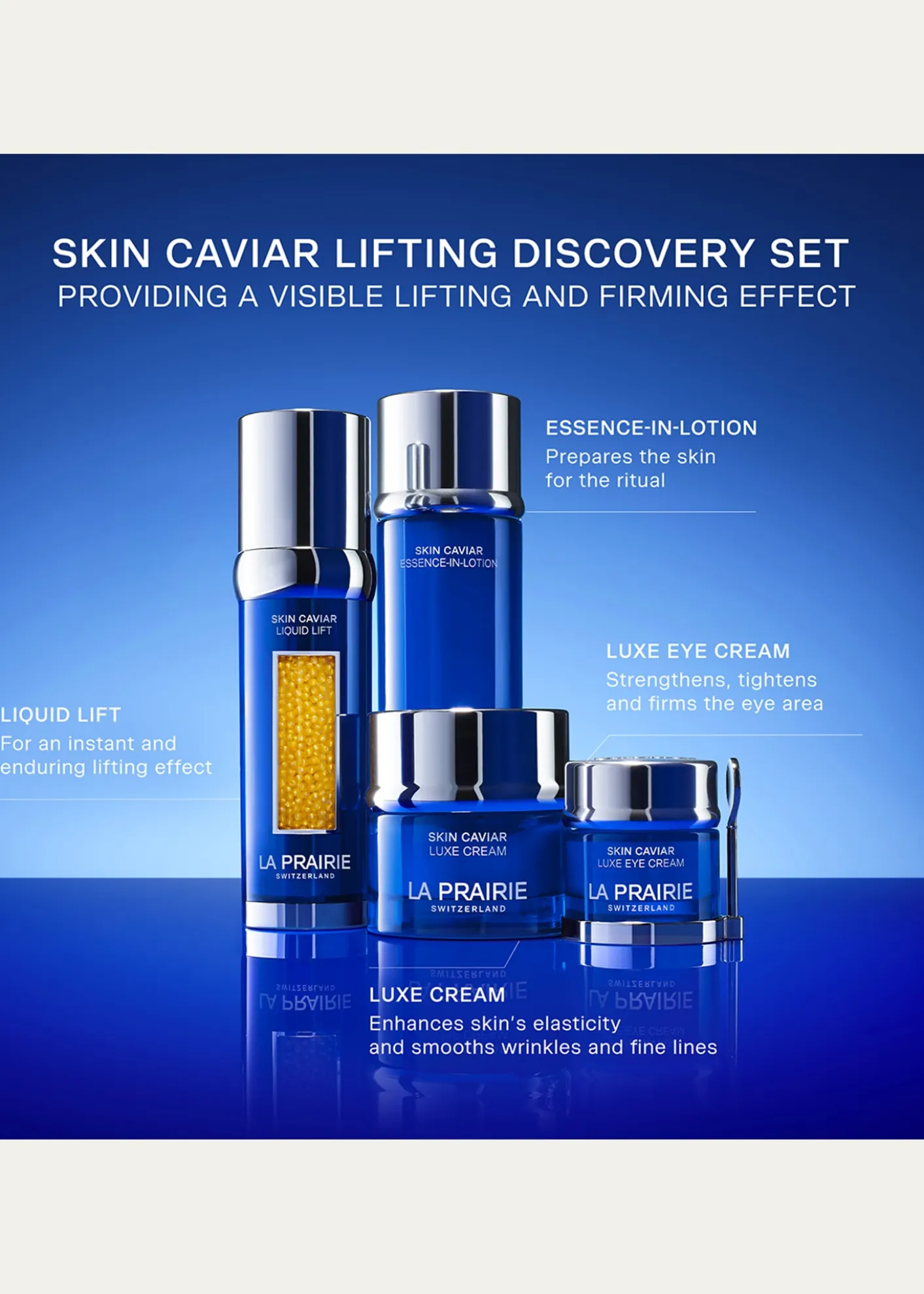 La PrairieSkin Caviar Lifting 4-Piece Discovery Set