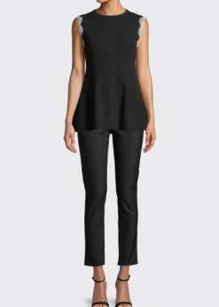 Lela RoseCatherine Slim-Leg Ankle Pants