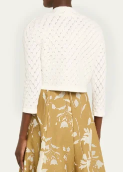 Lela RosePointelle Knit Bolero Jacket