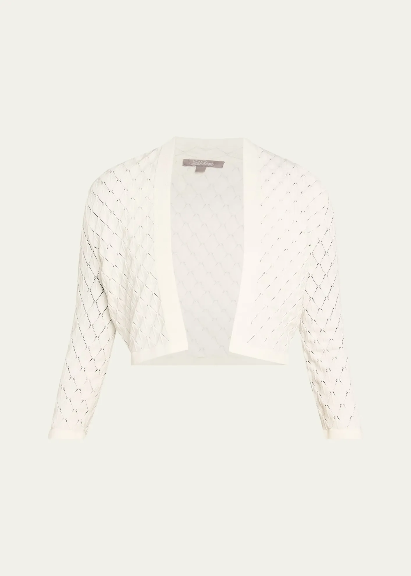 Lela RosePointelle Knit Bolero Jacket