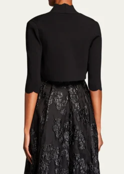 Lela RoseScalloped Bolero Cardigan