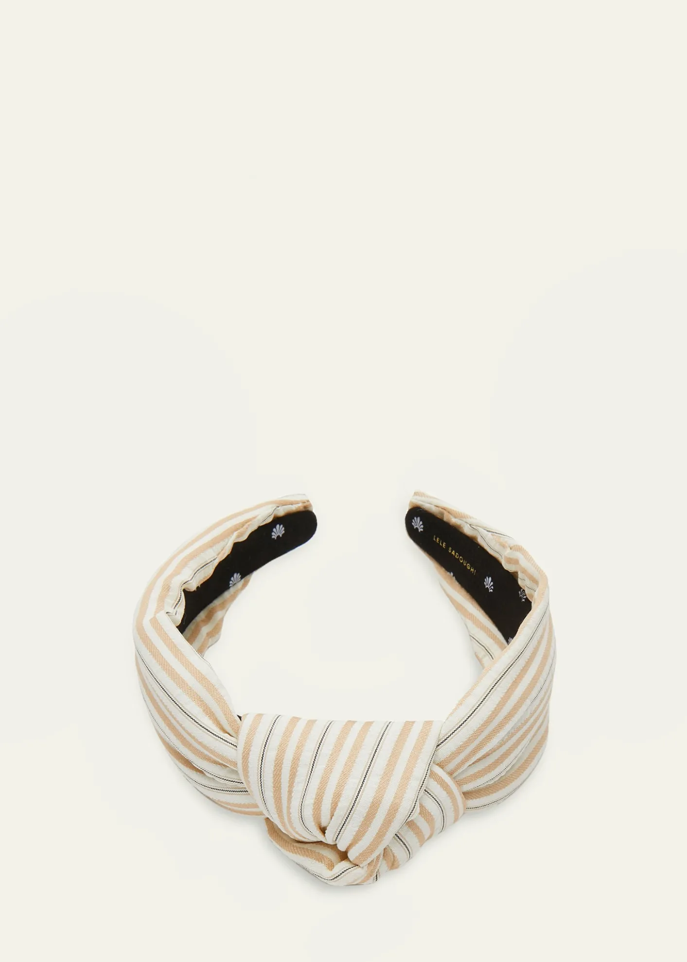 Lele SadoughiKnotted Cotton Seersucker Headband