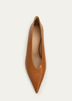 Le Monde Beryl25mm Leather Kitten-Heel Pumps