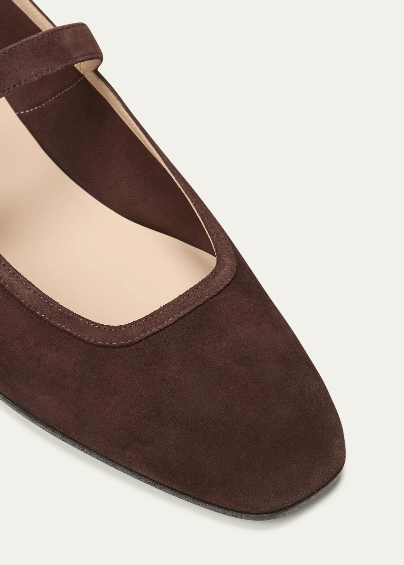 Le Monde BerylSuede Mary Jane Ballerina Flats