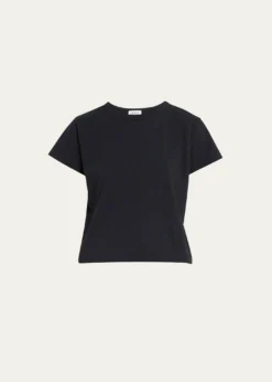 LESETMargo Short-Sleeve Cotton Crewneck Tee