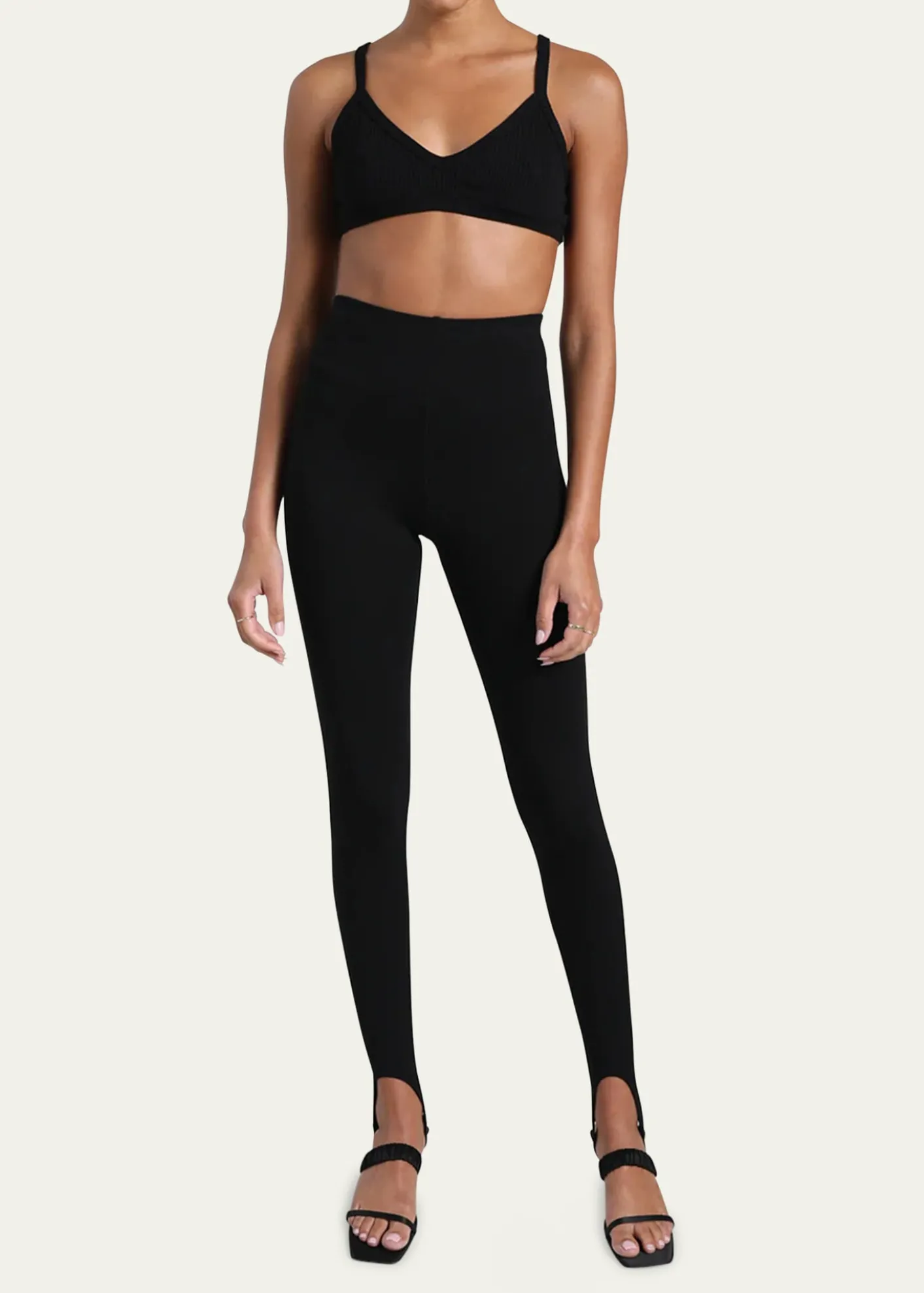 LESETRio High-Rise Slim Stirrup Pants