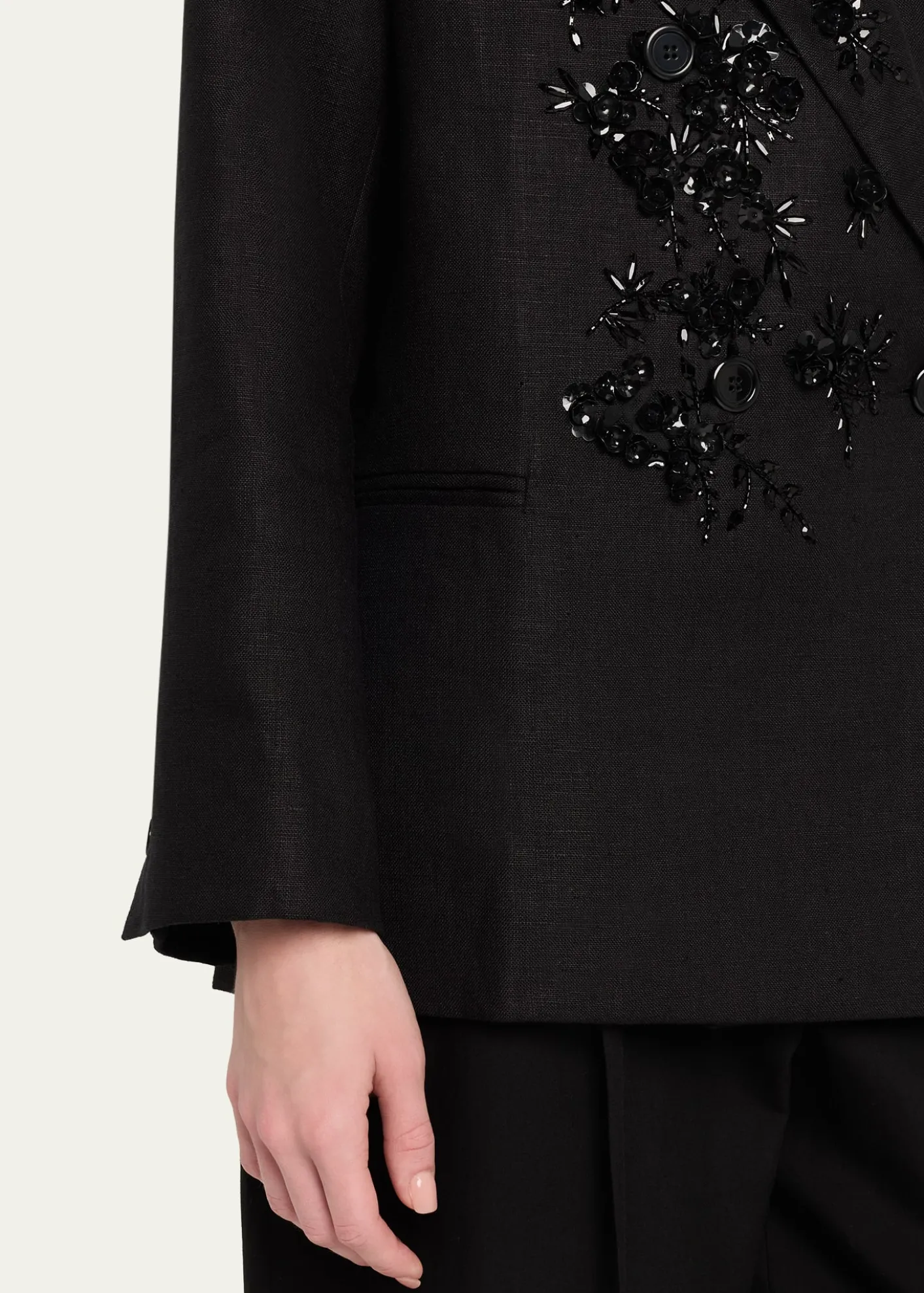 LibertineAntibes Night Embellished Double-Breasted Jacket