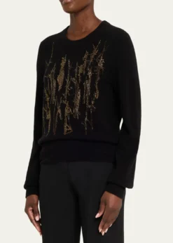LibertineCrown Of Thorns Cashmere Crewneck Sweater