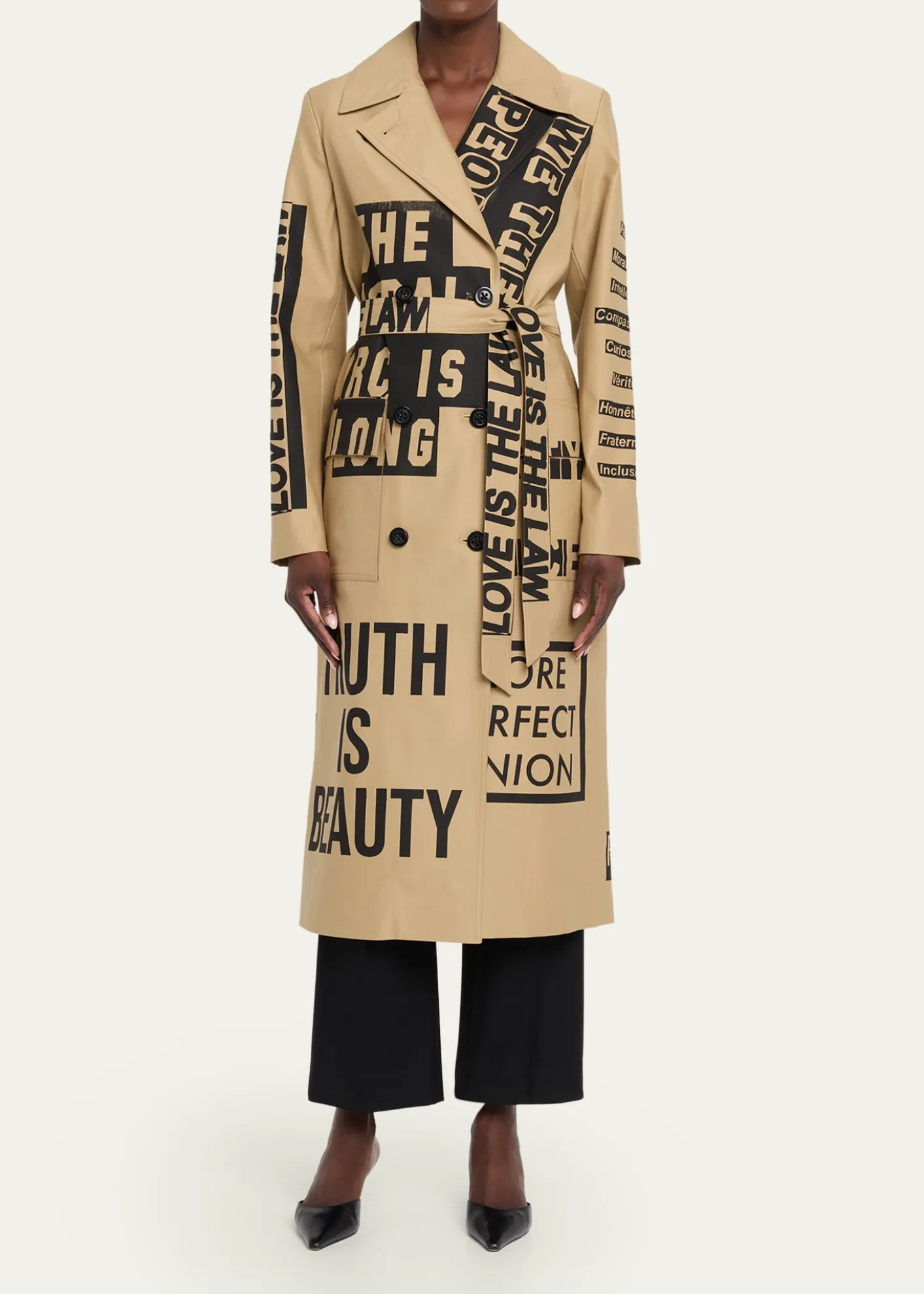 LibertineDemocracy Lean Trench Coat