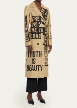 LibertineDemocracy Lean Trench Coat