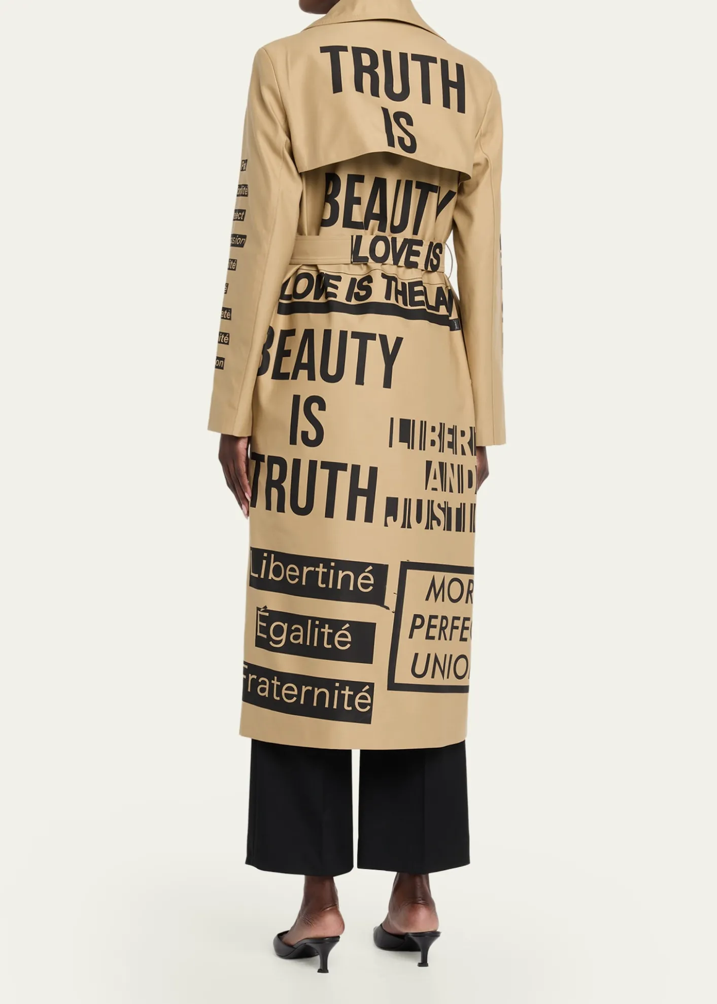 LibertineDemocracy Lean Trench Coat