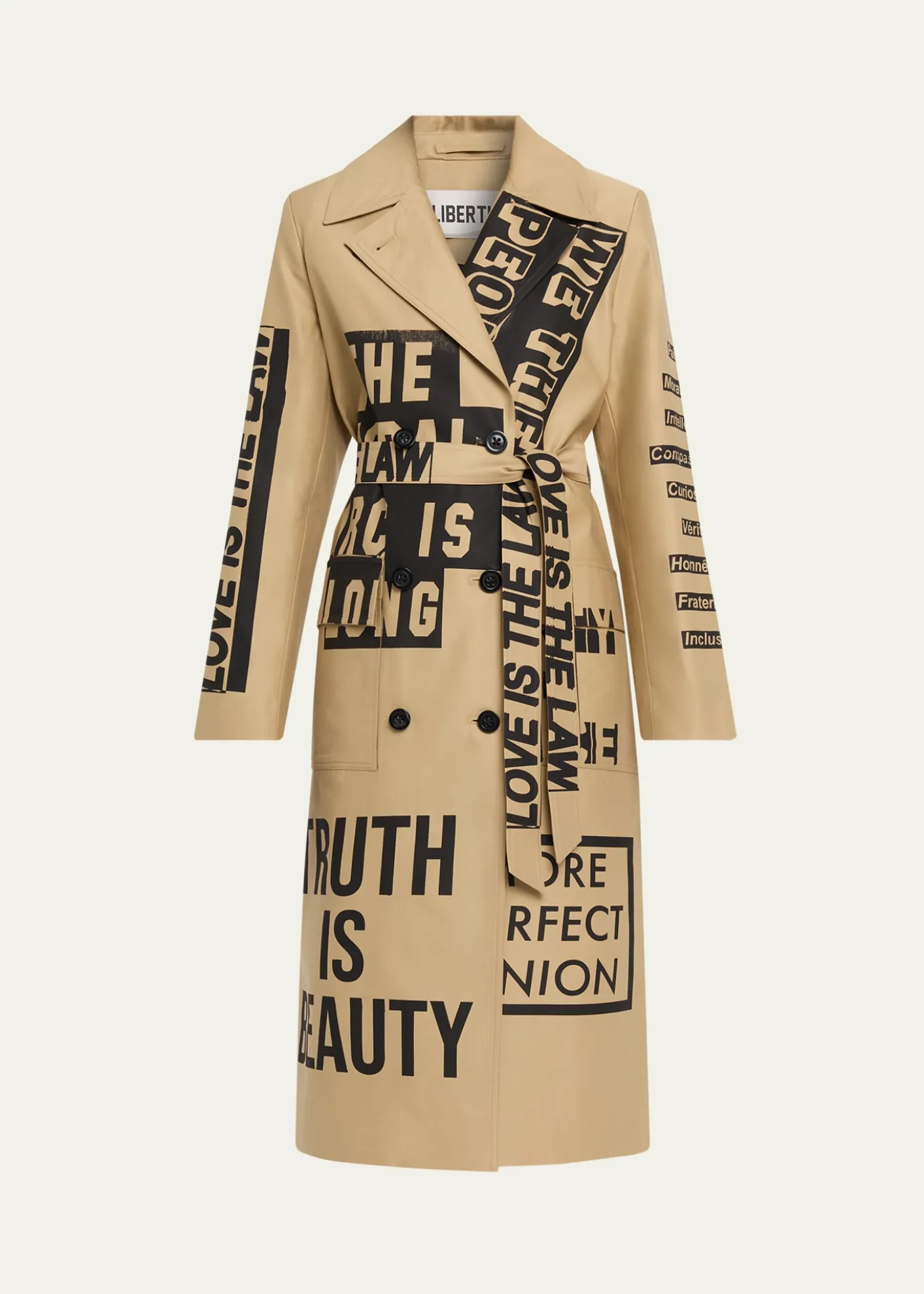 LibertineDemocracy Lean Trench Coat