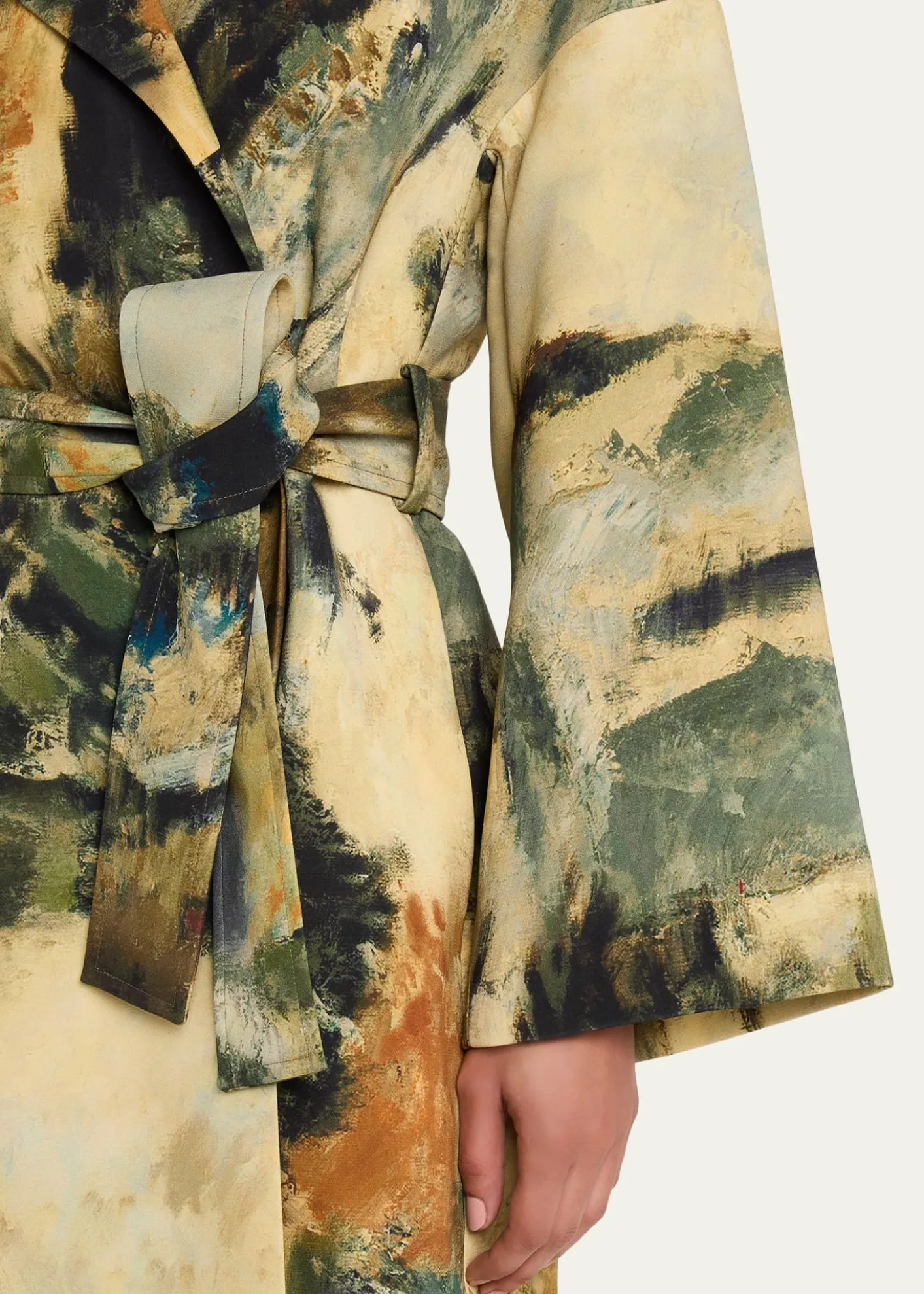 LibertineModernist Lands Silk Vienna Wrap Coat