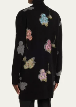 LibertinePrimrose Shadow Cashmere V-Neck Cardigan